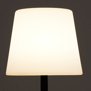 Lampe A Poser Ip44 Rechargeable H40cm Noir