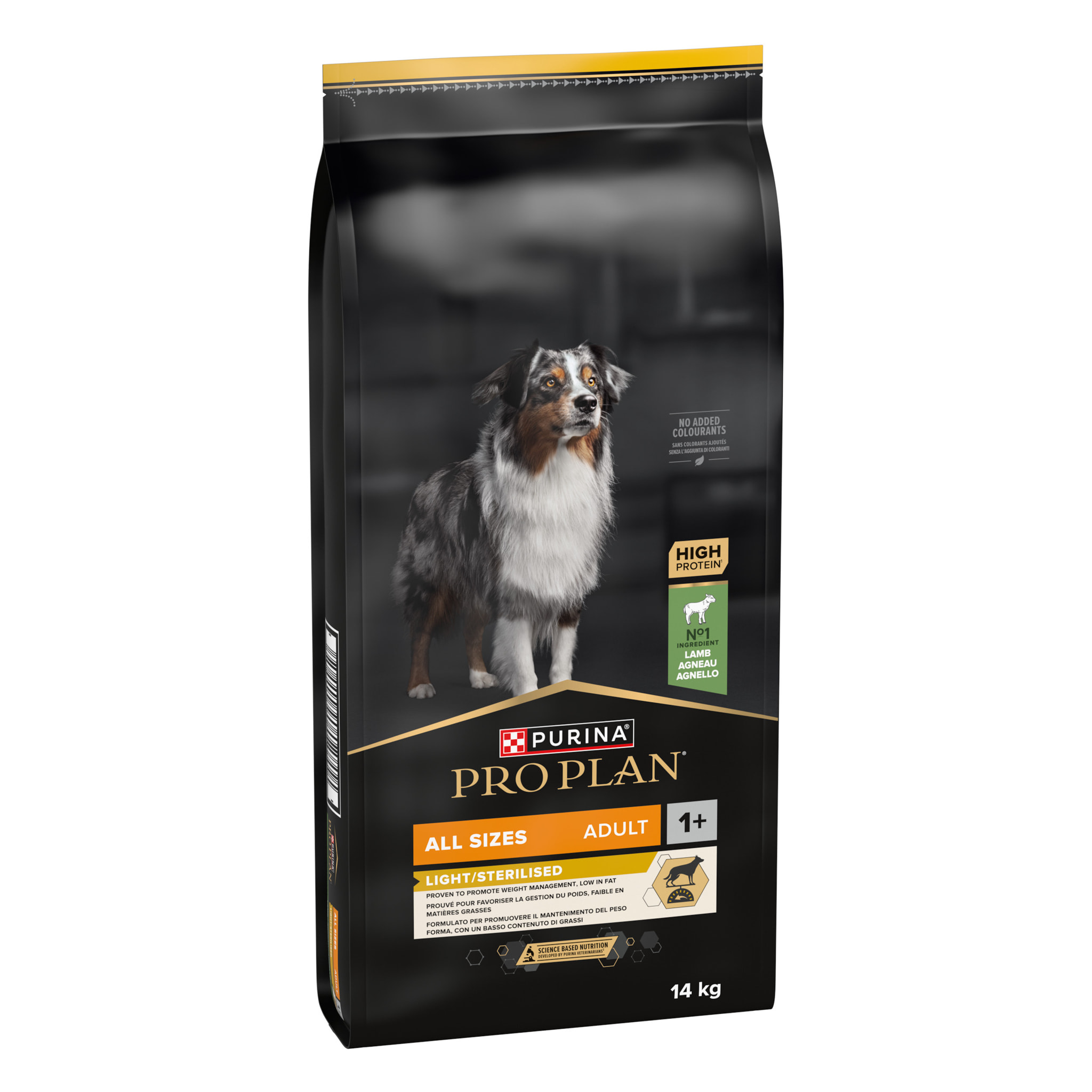 PRO PLAN Chien All Sizes Adult Light/Sterilised Agneau 14KG