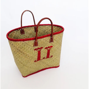 Panier artisanal Baobab MM Rouge