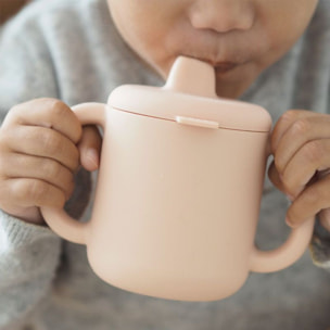 Tasse BEABA d apprentissage silicone pink