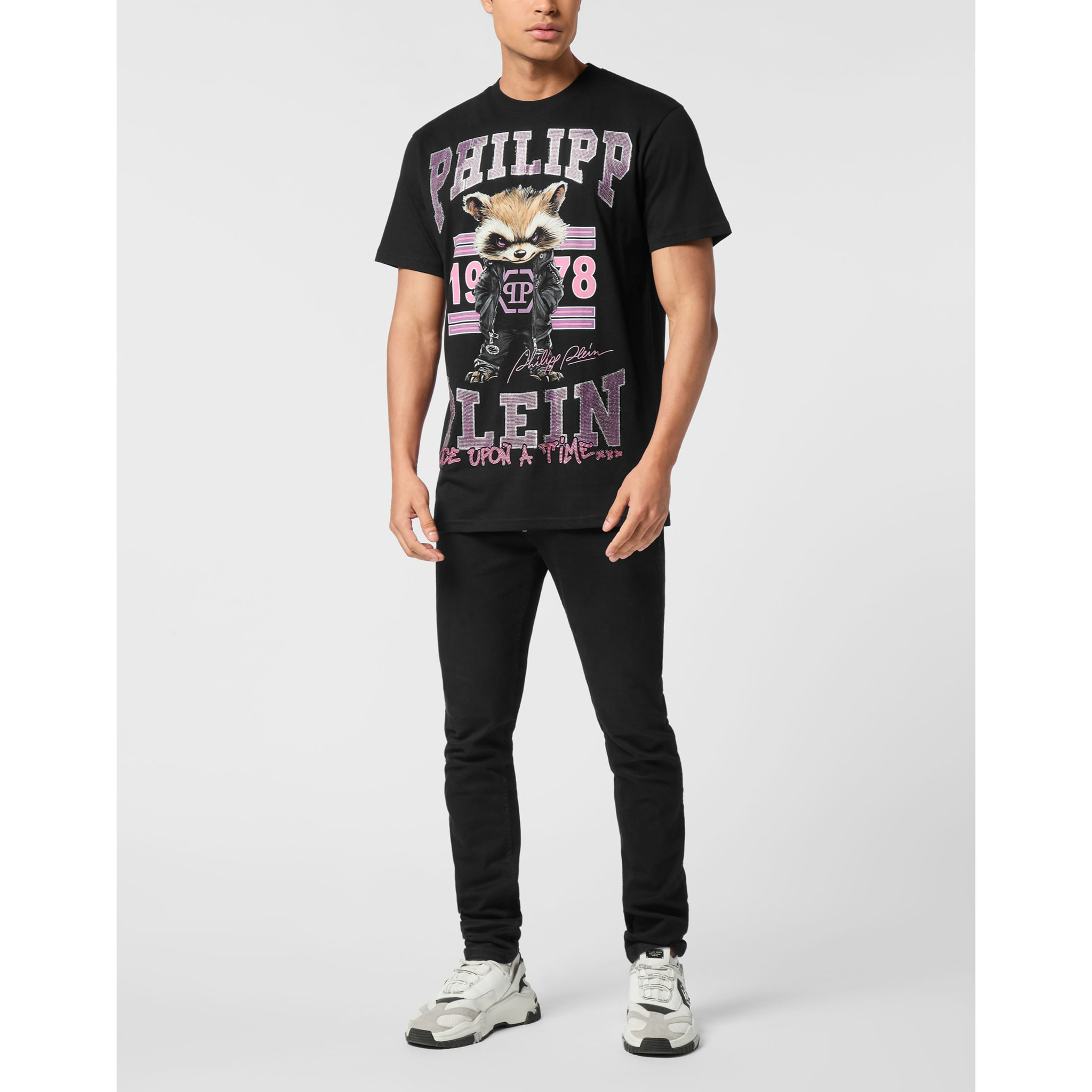 PHILIPP PLEIN T-Shirt Round Neck Ss COLLEGE