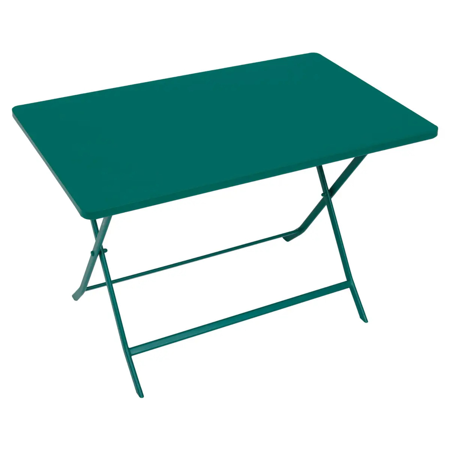 Table de jardin 4 places Greensboro pliables 110x70cm vert opale