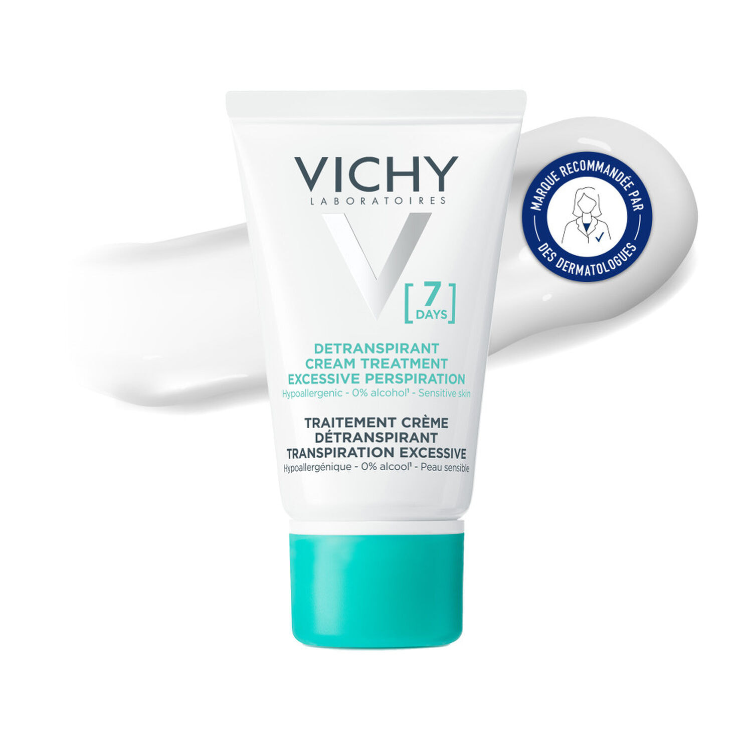 Crème Traitement Anti-Transpirant - Efficacité 7 jours 30 ml
