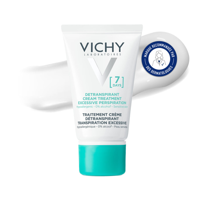 Crème Traitement Anti-Transpirant - Efficacité 7 jours 30 ml