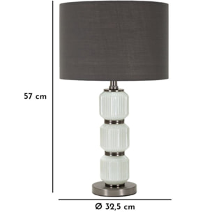 LAMPADA DA TAVOLO BRIGHT THREE CM Ø 32,5X57