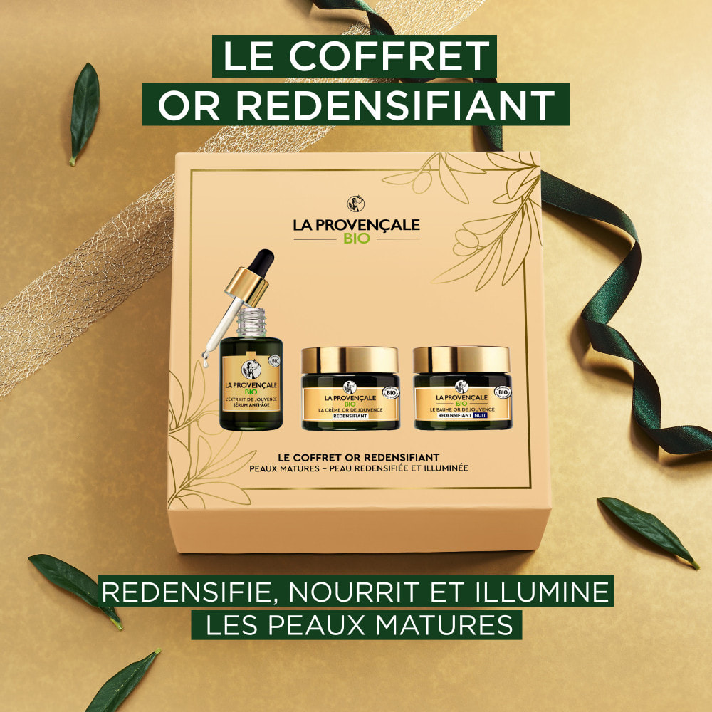 La Provençale Bio Bio Or de Jouvence Sérum Anti-âge + Crème Redensifiante + Baume Nuit