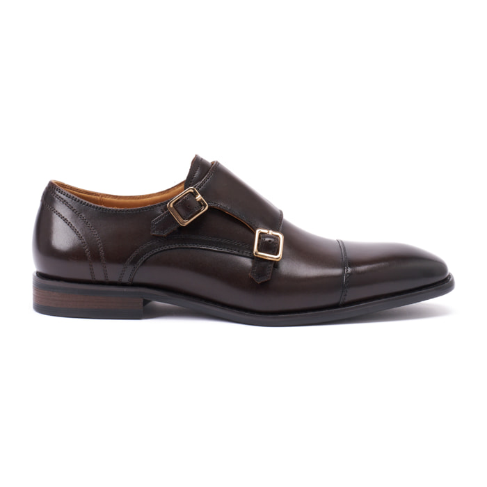 Monk strap British Passport Testa di Moro