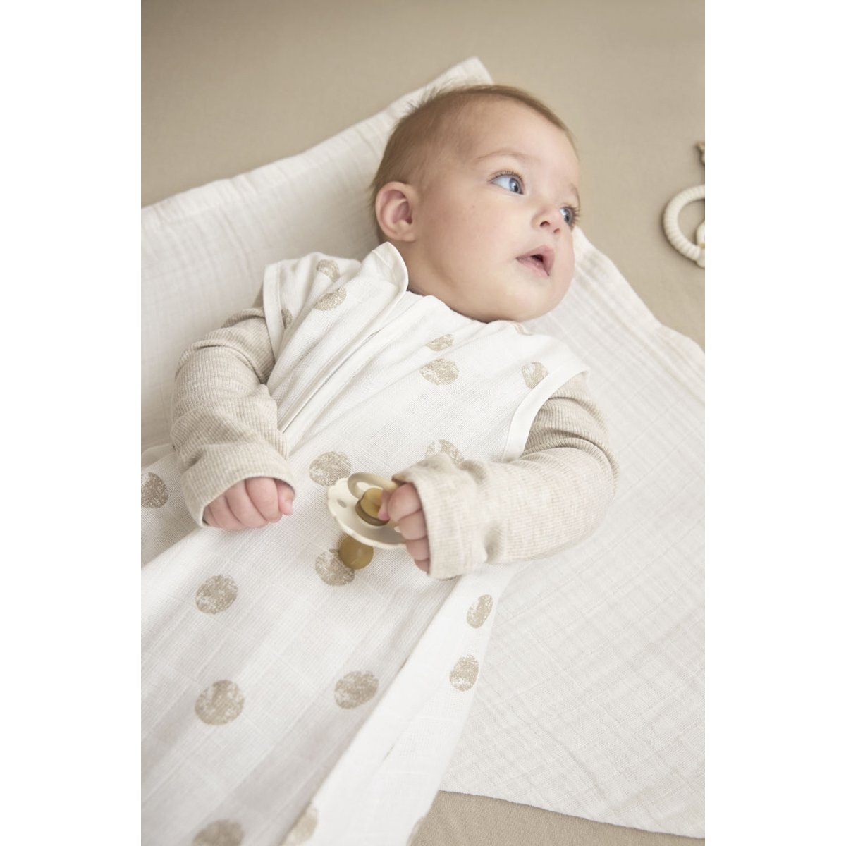 Saco Dormir S/M Muselina Tog 0.3 Me-Dots