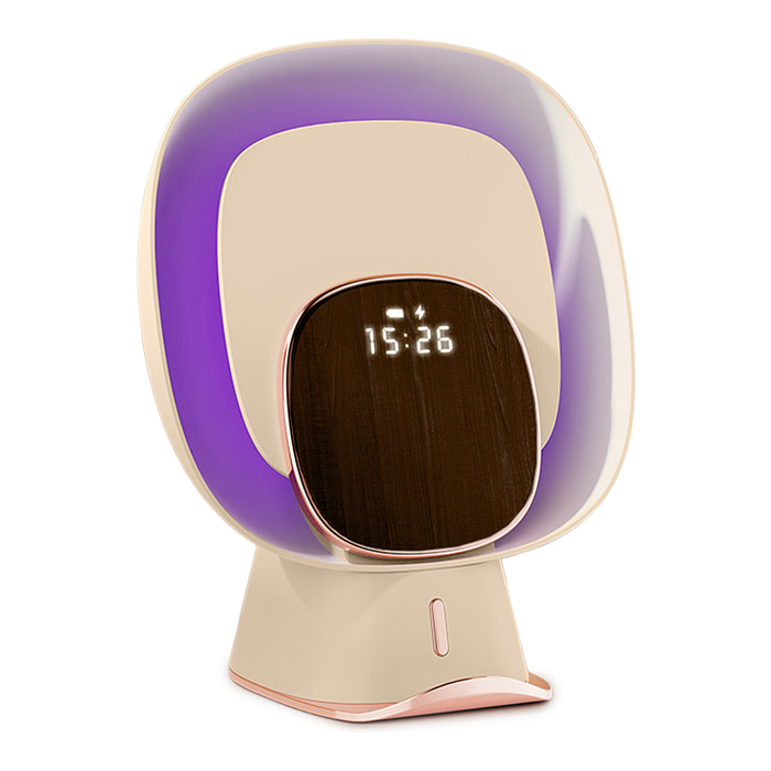 Trappola per zanzare multifunzione con ricarica wireless da 5W.