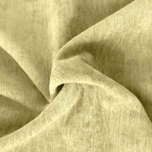 Rideau thermique en velours doublé polaire - Vert tilleul