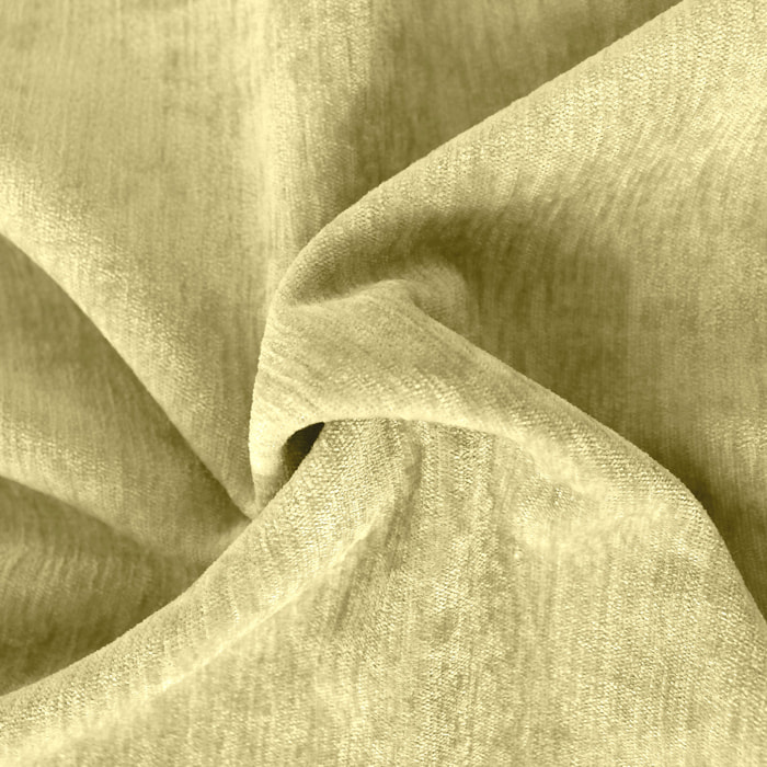 Rideau thermique en velours doublé polaire - Vert tilleul