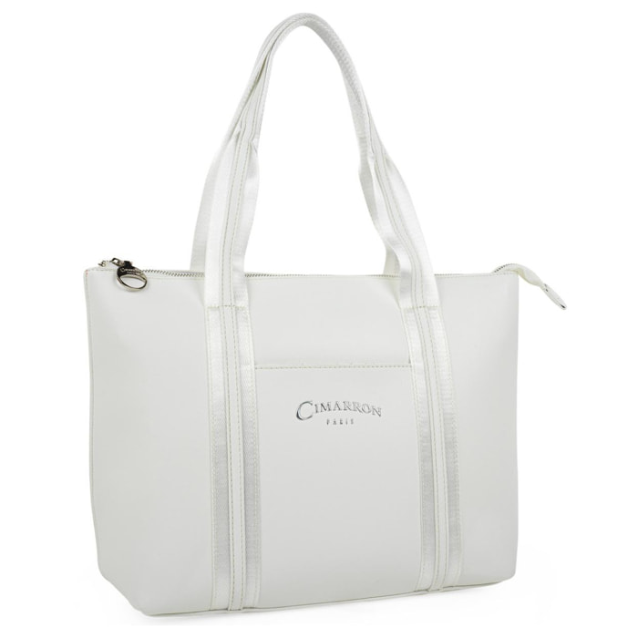 Bolso Shopper-Tote Cimarron Jenison Blanco