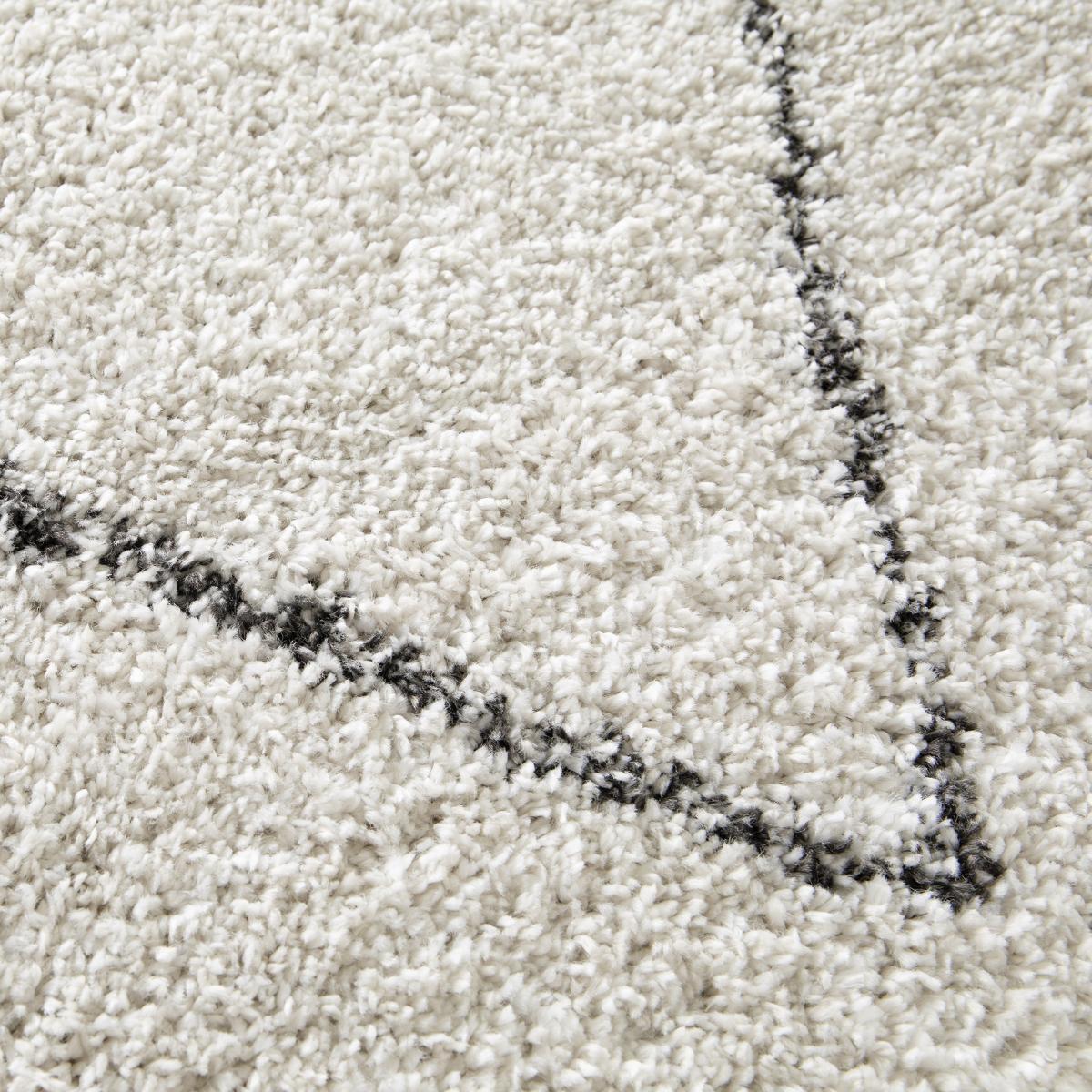 Tapis shaggy tissé motif abstrait BUME