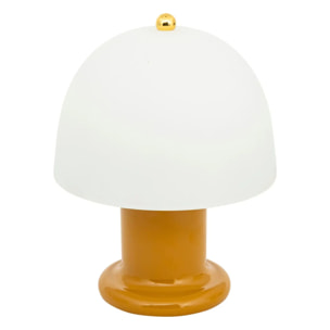 Lampe à poser LED Rick jaune H21cm