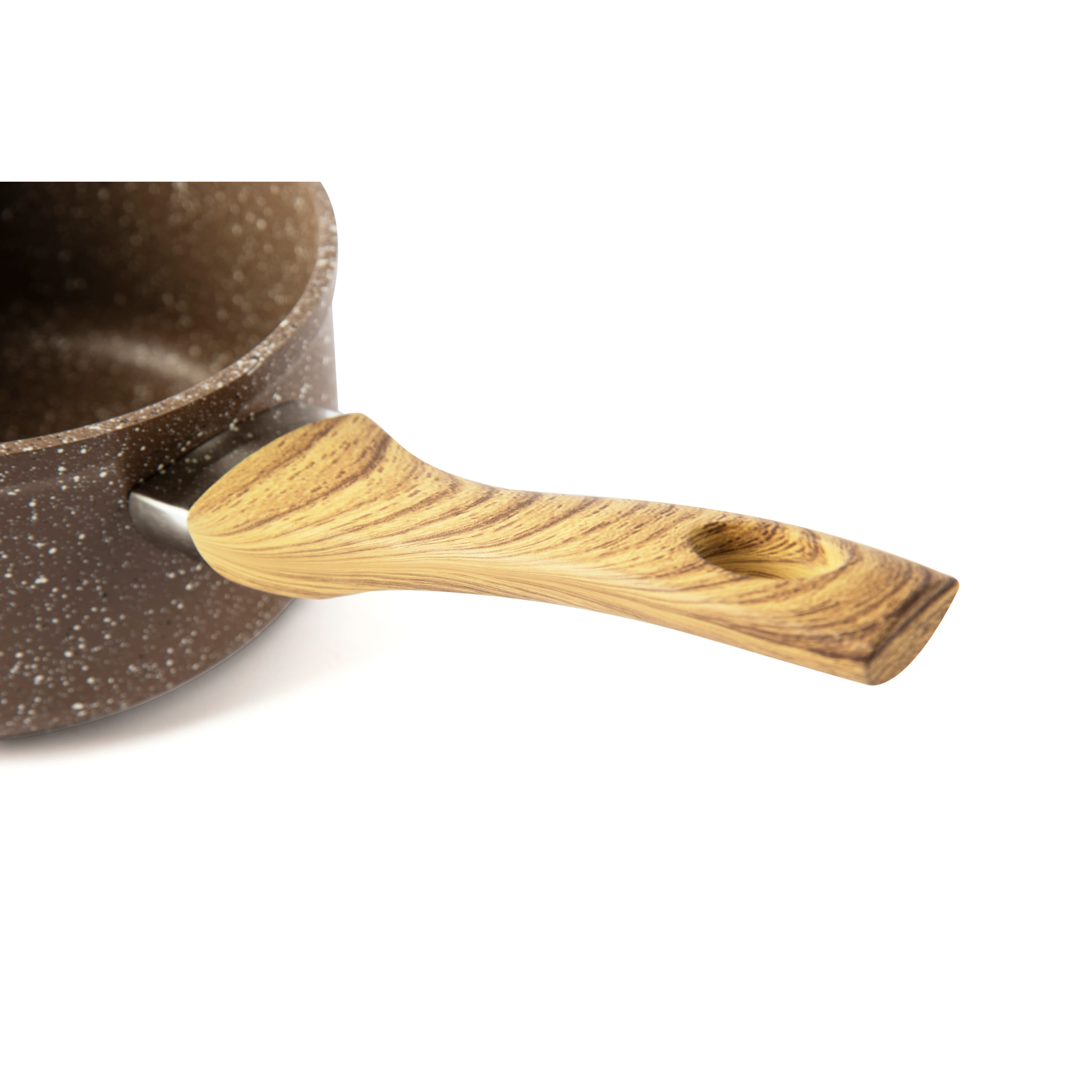 Casserole 16 cm Excelsa – Wood & Stone, Aluminium Beige