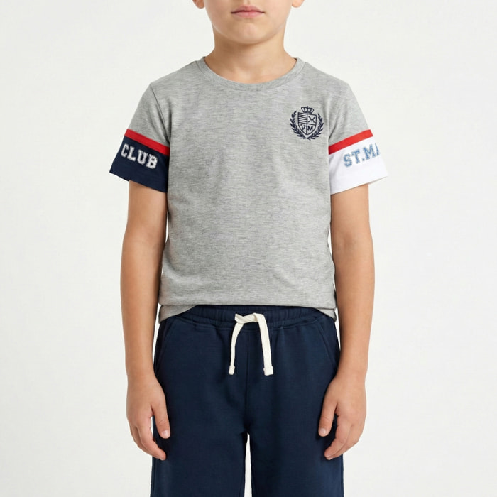 Set t-shirt e bermuda jersey