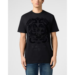 PHILIPP PLEIN Printed Round Neck T-Shirt Dragon
