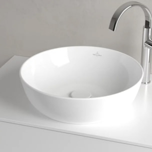 Vasque ronde à poser Artis Stone White CeramicPlus