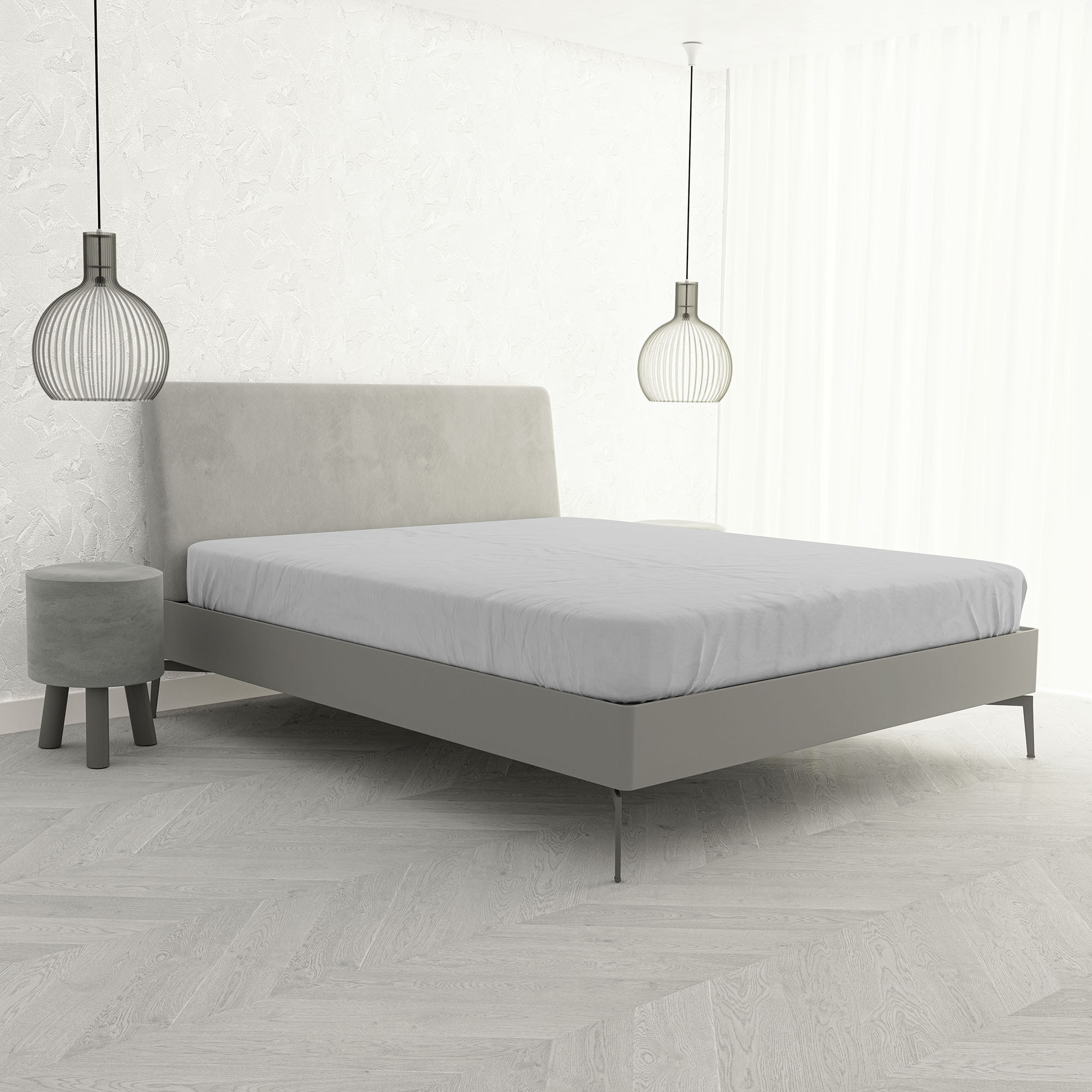 LENZUOLO SOTTO CON ANGOLI MAX COLOR, 100% COTONE MADE IN ITALY