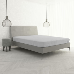 LENZUOLO SOTTO CON ANGOLI MAX COLOR, 100% COTONE MADE IN ITALY