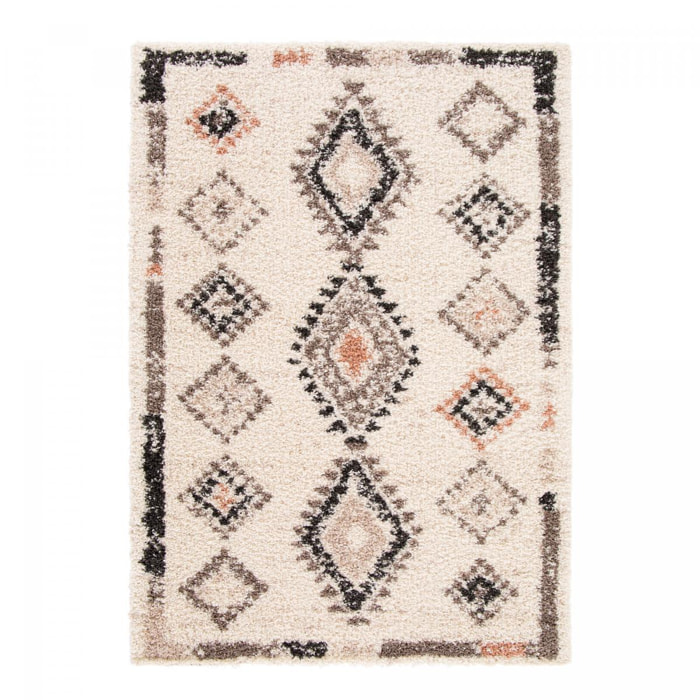 Tapis shaggy tissé motif berbère VUDO