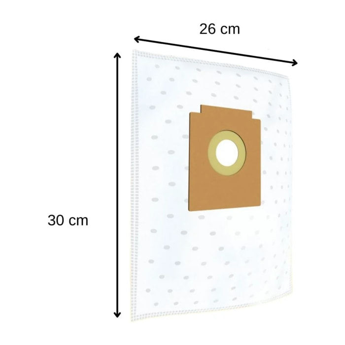 Lot de 4 packs de 4 sacs aspirateur 64917 IDE Line et Trisa TopFilter Premium