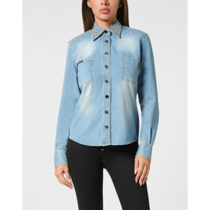 PHILIPP PLEIN Denim Shirt