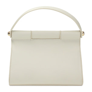 Minibolsa color crema para llevar bajo el brazo