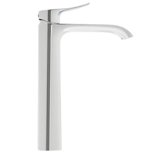 Infinitio mitigeur de lavabo haut sans vidage, chrome SATBSINF285 avec une garantie de 5 ans