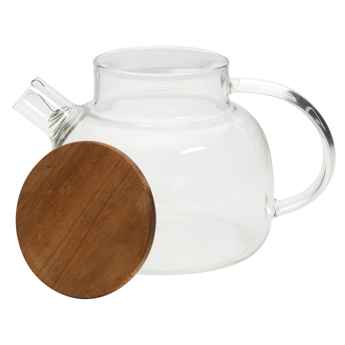 Theiere Verre Acacia 90cl In0/m12
