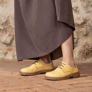 Zapatos N5259 NOBUCK CREAM / NOMADA color Cream