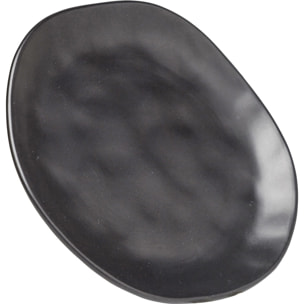 Assiettes Organic 26cm noires set de 4 Kare Design