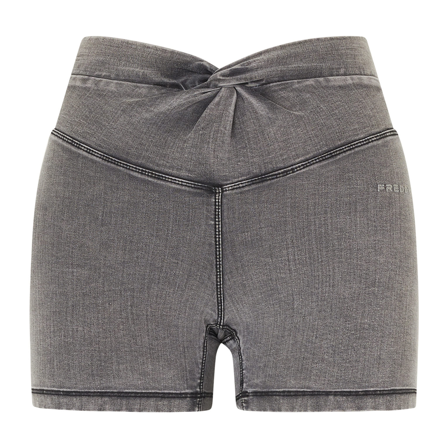 Jeggings N.O.W. short skinny a vita alta in tencel denim