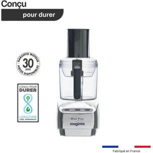 Robot multifonction MAGIMIX 18261F Mini Plus Chrome Brillant