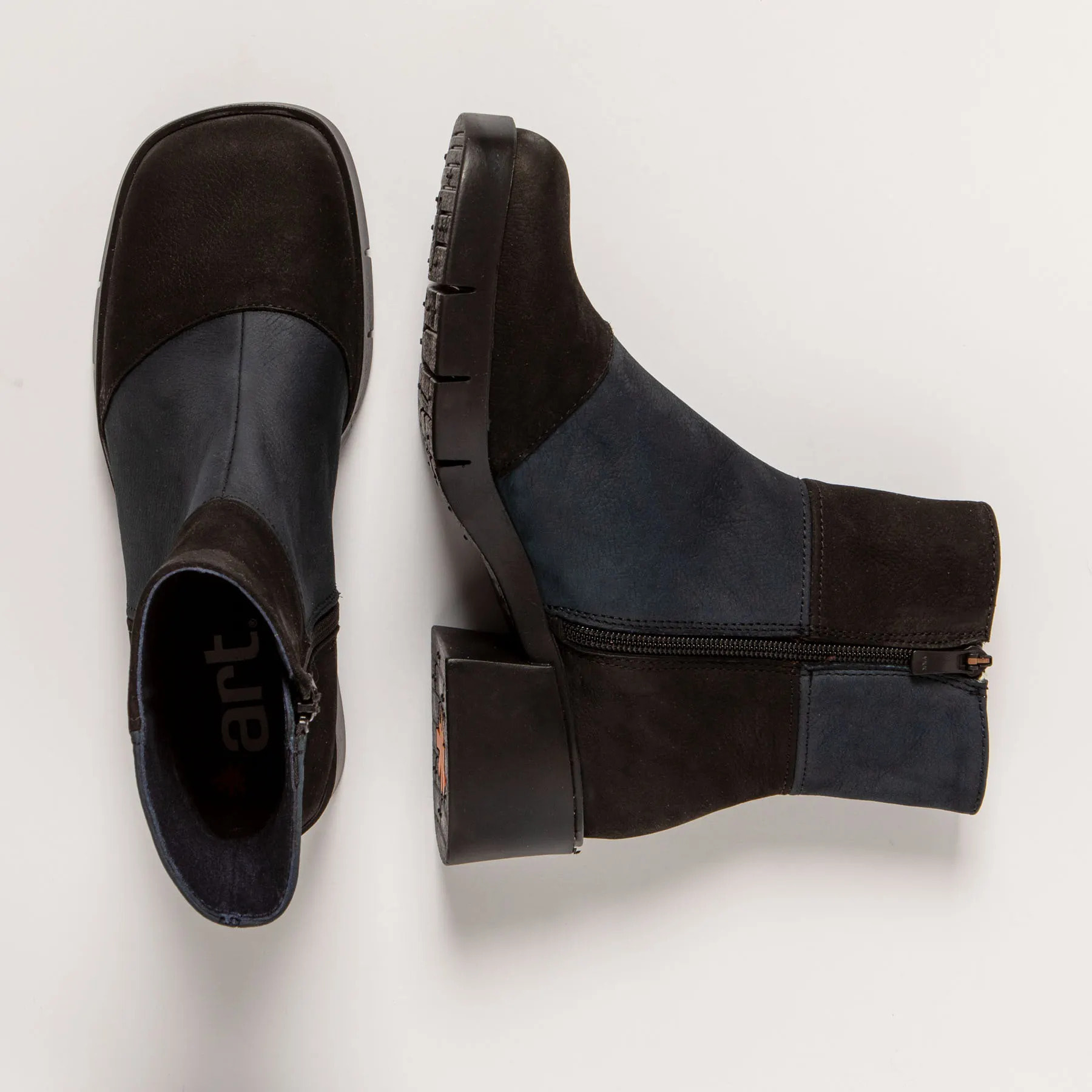 Botines 1285 MULTI BLACK-NAVY / VARSOVIA color Black-navy