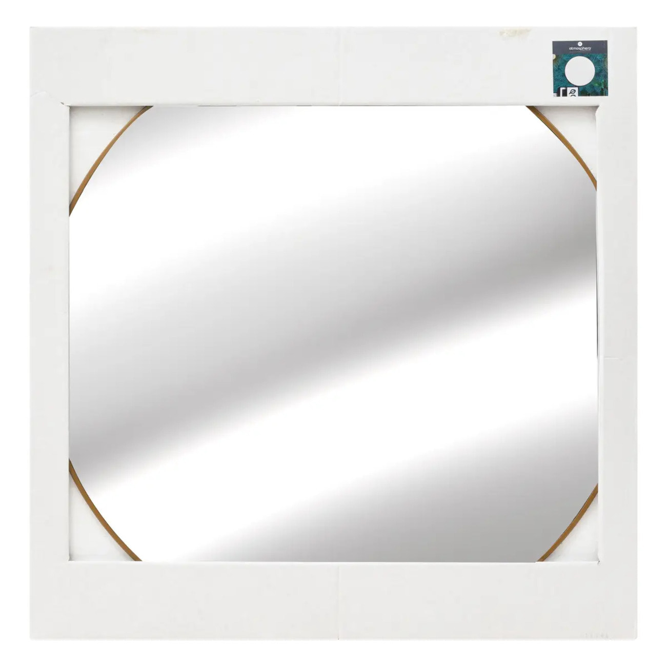 Miroir "Alice" métal doré D76cm