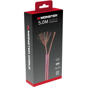 Câble Jack MONSTERCABLE AUDIO POUR HAUT-PARLEUR 5M