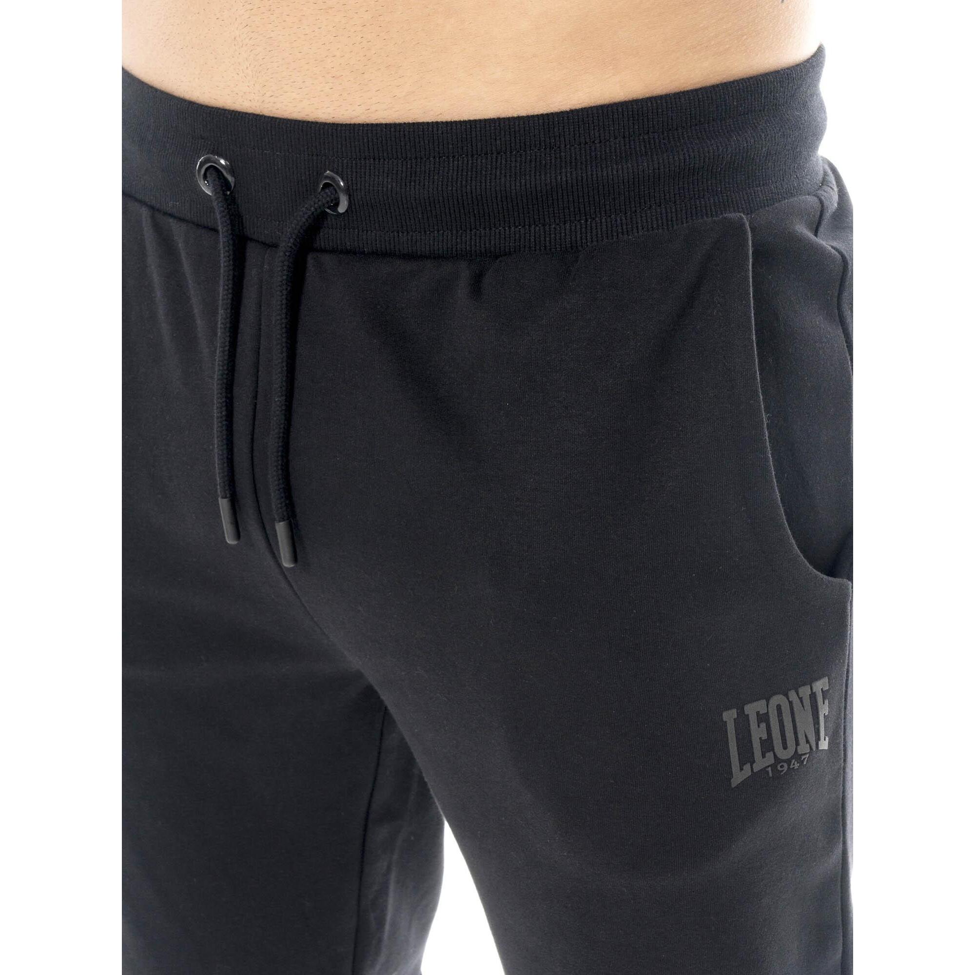 Pantalone sportivo in interlock uomo, logo in tono Leone 1947 Tech