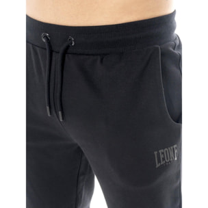 Pantalone sportivo in interlock uomo, logo in tono Leone 1947 Tech
