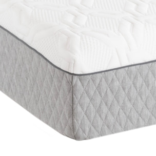 Matelas Amboise, Soutien Ferme, 24 cm, Mémoire de Forme & Mousse Haute Densité, Fabrication Française, Déhoussable