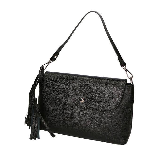 Borsa a mano da donna - Modello Auralia - Vera pelle - 10.0 x 28.0 x 6.0 cm