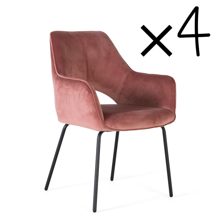 Set de 2 sillas 89x60x65cm