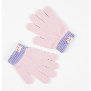 Set gorro y guantes infantil unisex "Gabby´s Dollhouse"