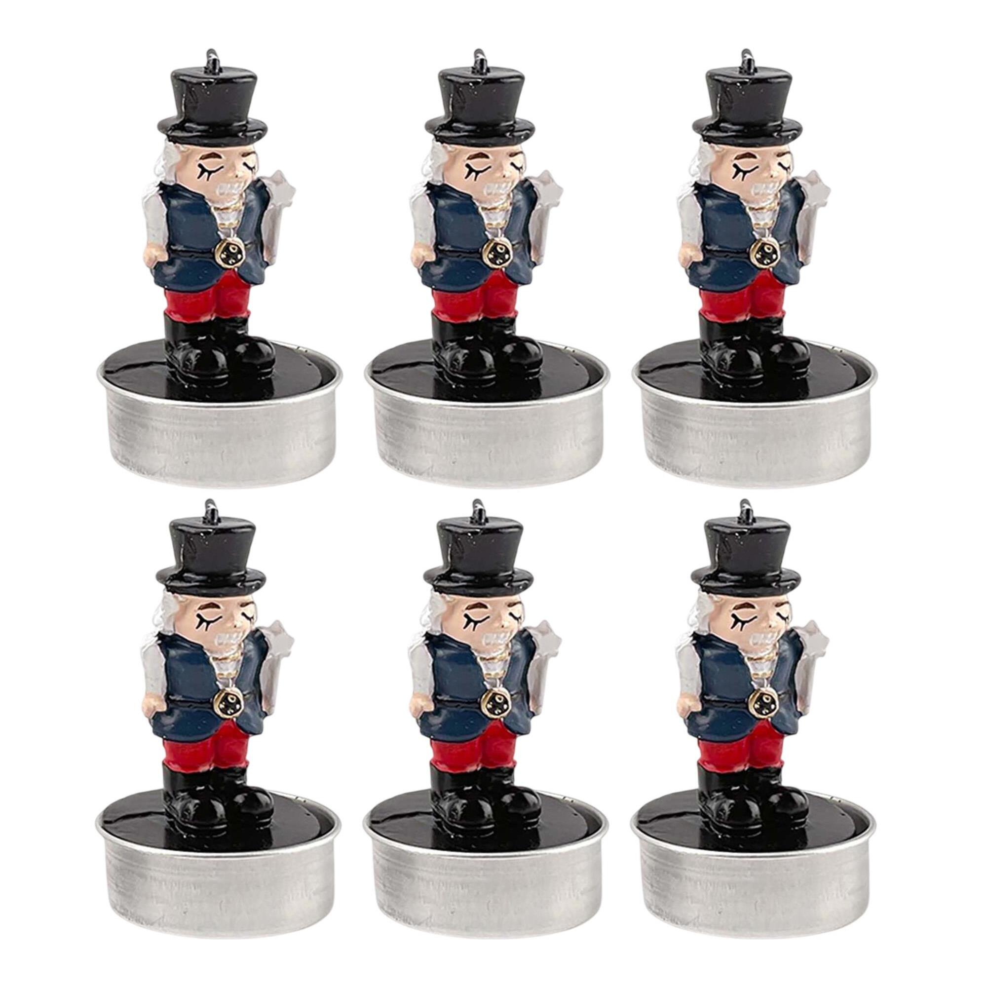 Set de 18 velas decorativas soldadito h.14cm - modelos surtidos