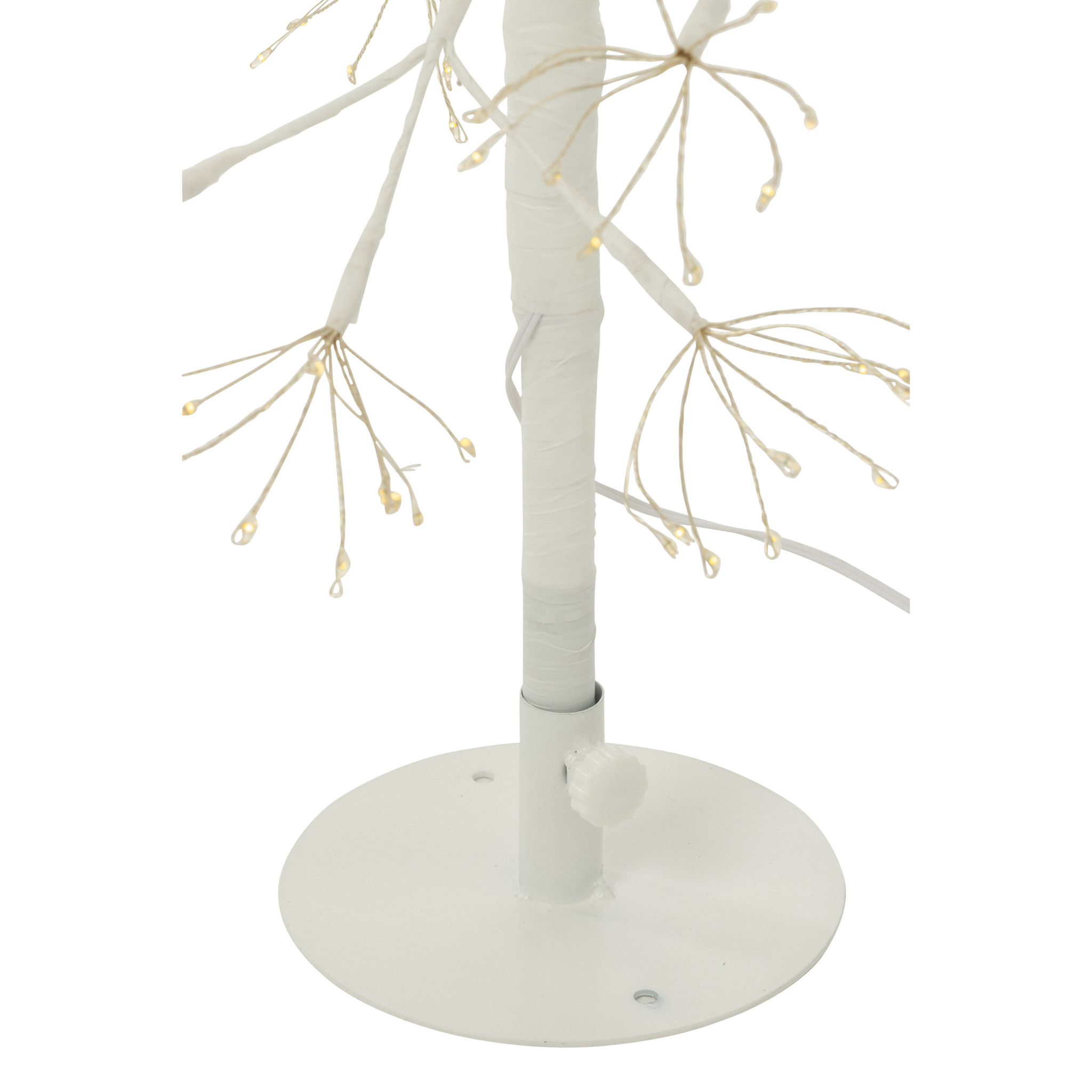 J-Line décoration Arbre - blanc chaud - acier - blanc - small - LED