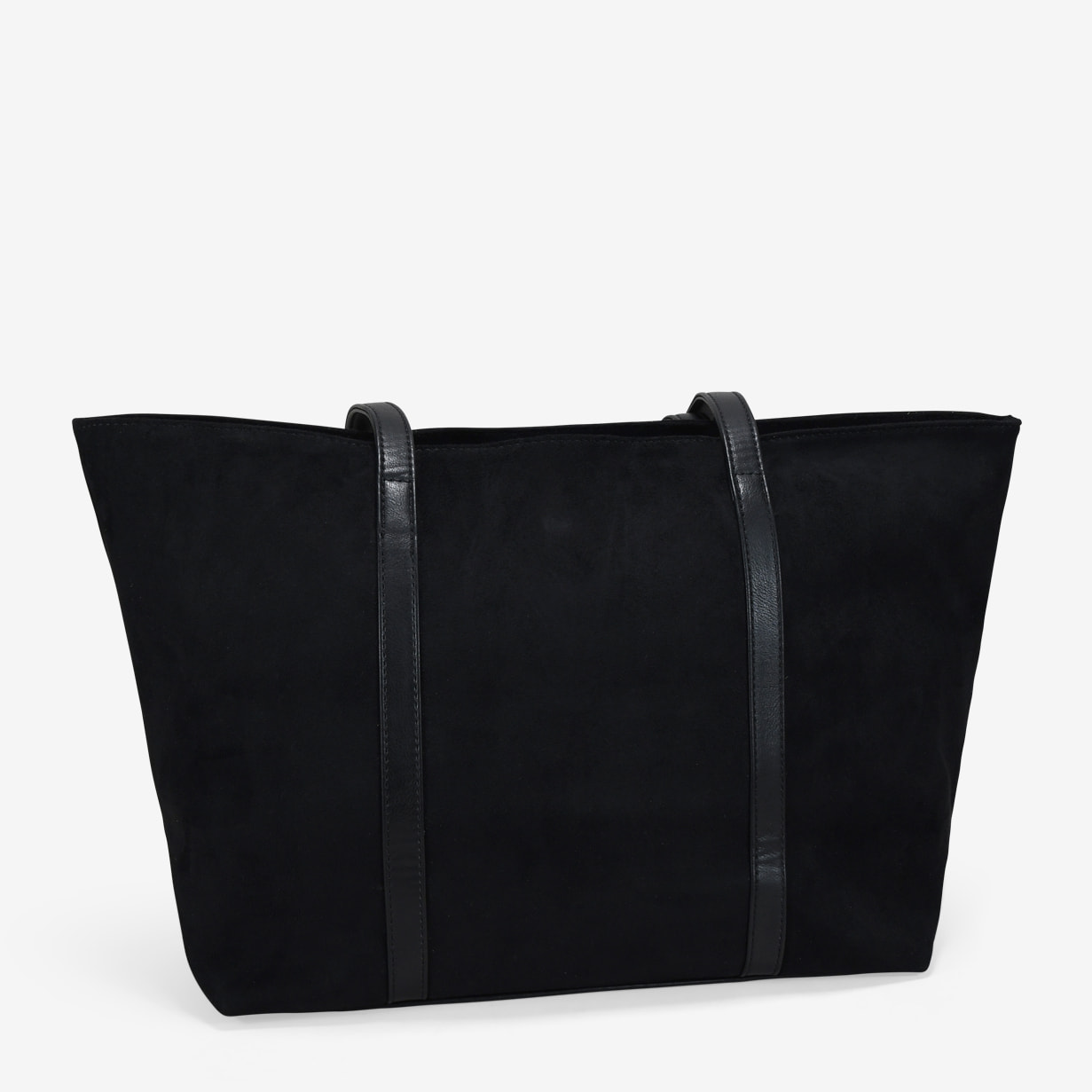 Bolso shopper negro para portátil