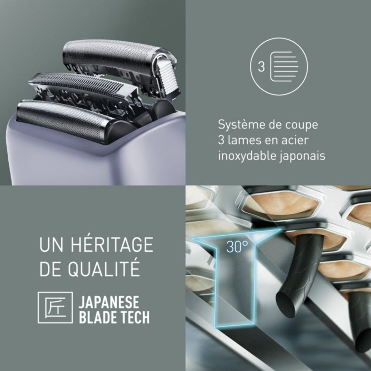 Rasoir électrique PANASONIC 3 lames ES-RM3FXK503