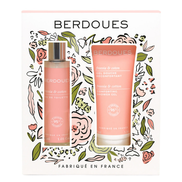 Freesia & Coton - Coffret Eau de Toilette 30 ml + Gel Douche 100 ml