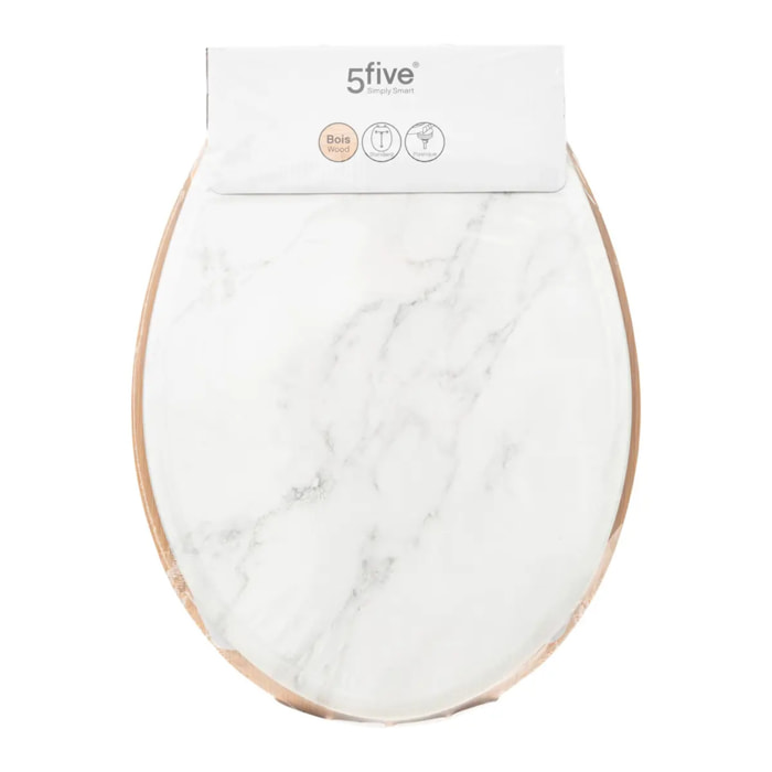 Abattant WC "Léa" effet marbre en bois