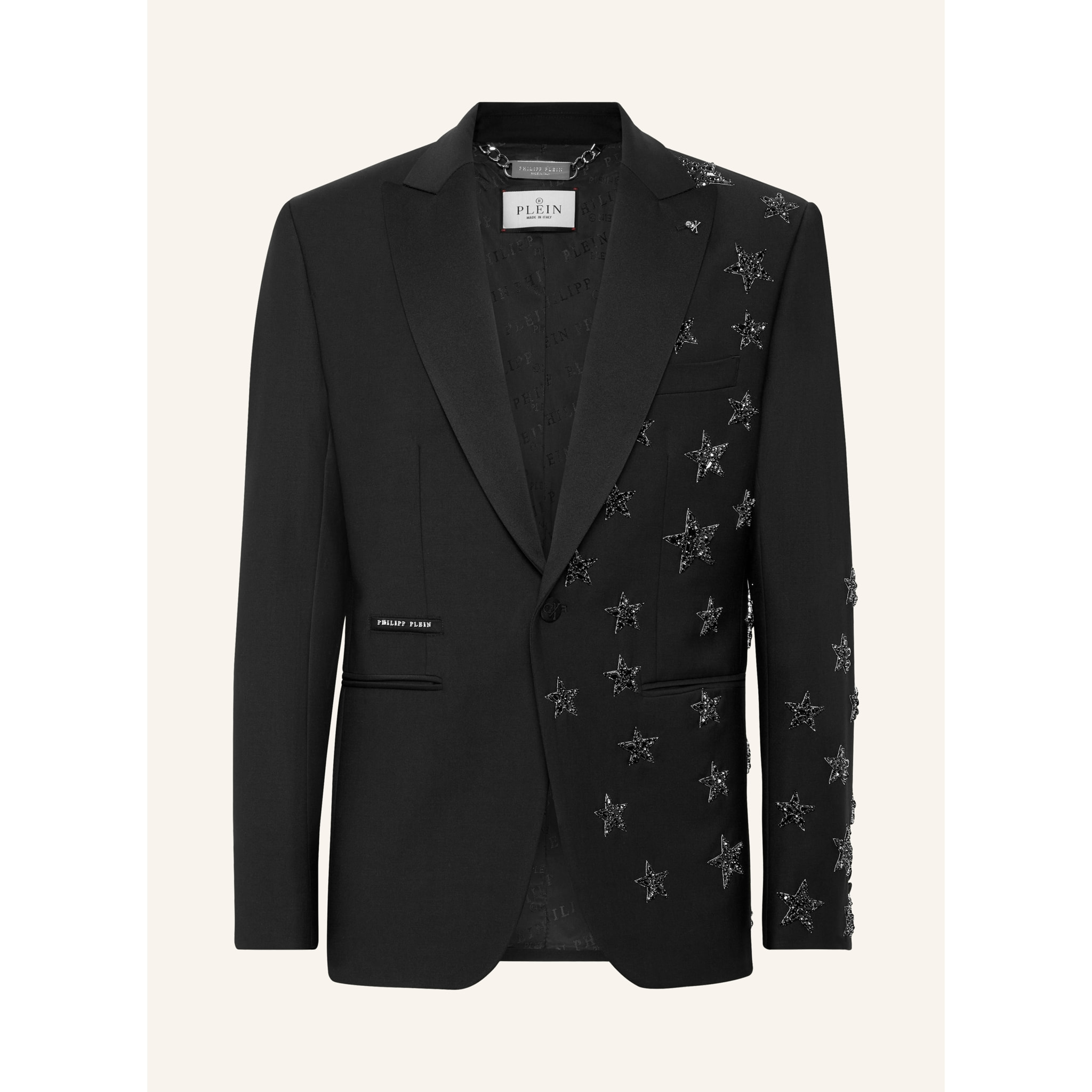 PHILIPP PLEIN One-Button Blazer Slim Fit